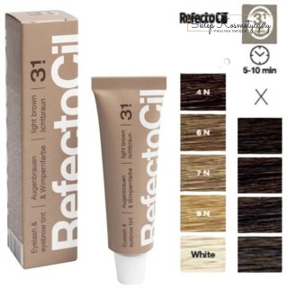 REFECTOCIL Henna 3,1 + Oksydant + Kieliszek zestaw XXL