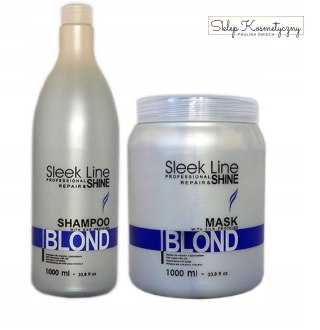 Zestaw Stapiz Blond szampon 1000ml + maska 1000ml