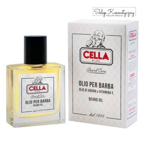 Cella Milano Olejek do brody z witaminą E 50ml