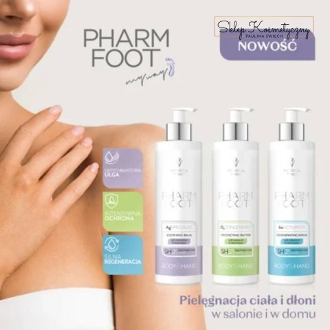 Pharm Foot Kojący balsam do ciała i dłoni z mikrosrebrem i masłem shea 400ml