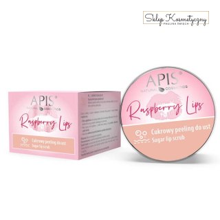 APIS Raspberry Lips Cukrowy peeling do ust 10 ml