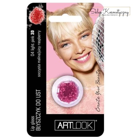 ART LOOK Błyszczyk do ust 3D nr 04 ight pink - soczysta malina