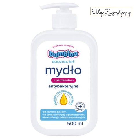 Bambino Rodzina Mydło do rąk antybakteryjne 500 ml