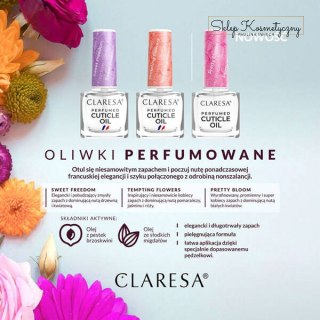 CLARESA Pretty Bloom Oliwka do paznokci 5ml