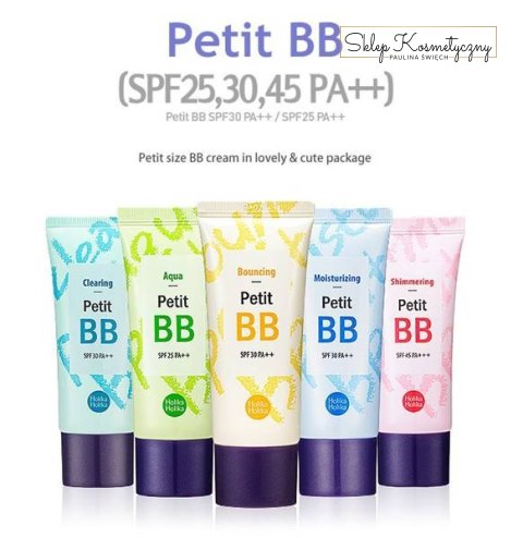 HOLIKA HOLIKA Petit BB Krem rozświetlający do twarzy Shimmering SPF45 30ml