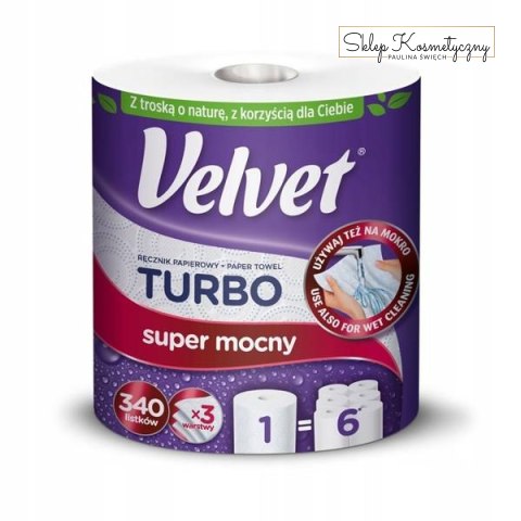 Velvet TURBO ręcznik papierowy Mocny