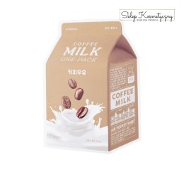 A'PIEU Milk One-pack ujędrniająca maseczka w płachcie Coffee 20g (P1)