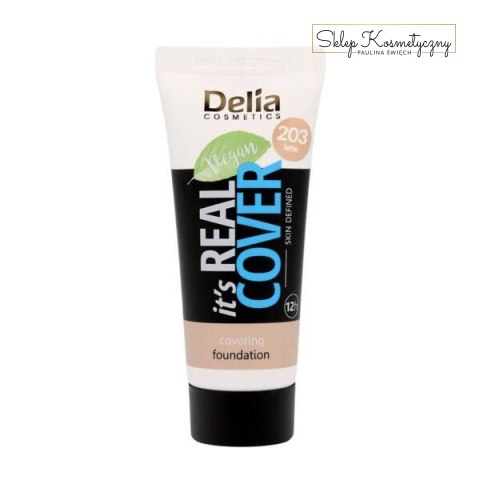 DELIA It's Real Cover Podkład Kryjący 203 30ml