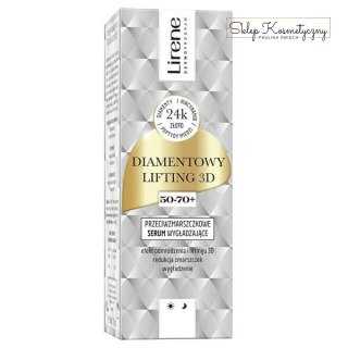 Diamentowy Lifting 3D przeciwzmarszczkowe serum wygładzające 50-70+ 30ml