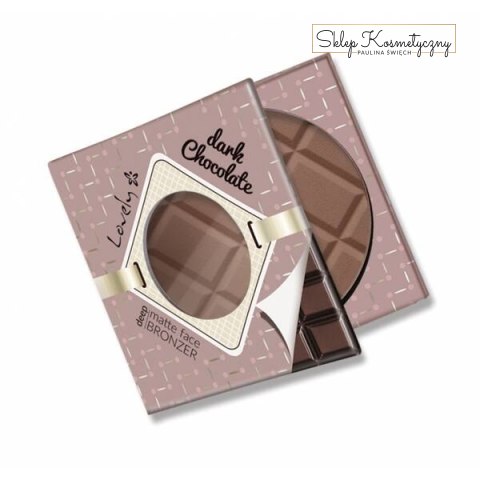 LOVELY Dark Chocolate Deep Matte Face Bronzer czekoladowy matowy puder brązujący do twarzy i ciała 9g