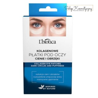 L'biotica Collagen Eye Patches kolagenowe płatki pod oczy Redukcja cieni i obrzęków 6szt. (P1)