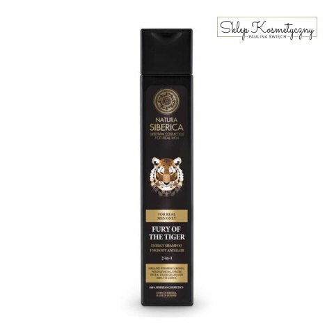 Natura Siberica Men Fury Of The Tiger Energy Shampoo energetyzujący szampon do ciała i włosów 250ml (P1)