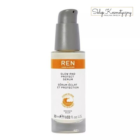 REN Glow and Protect Serum rozświetlająco-ochronne serum do twarzy 30ml (P1)
