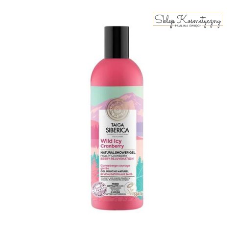 SIBERICA PROFESSIONAL Taiga Natural Shower Gel żel pod prysznic Wild Icy Cranberry 270ml (P1)