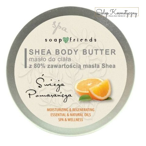 Shea Butter 80% masło do ciała Pomarańcza 200ml