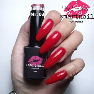 03 Smartnail lakier hybrydowy Red Love 6ml