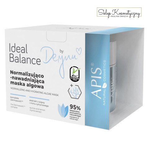 Apis ideal balance by deynn, normalizująco-nawadniajaca maska algowa 100 g