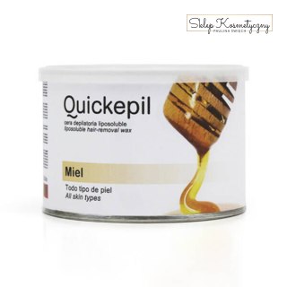 QUICKEPIL Wosk do depilacji puszka 400ML Miodowy