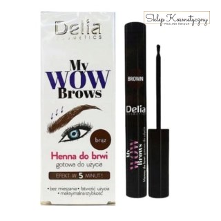 Delia henna żelowa gotowa do użycia brązowa 6ml