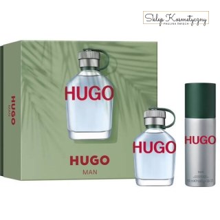 Hugo Man zestaw woda toaletowa spray 75ml + dezodorant spray 150ml