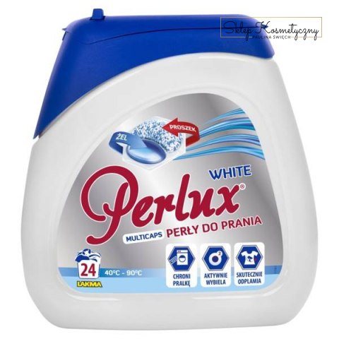 Kapsułki perełki do prania Perlux White 24 szt.