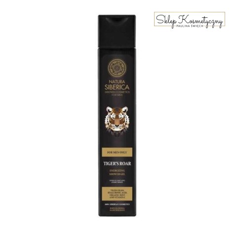 NATURA SIBERICA MEN Tigers roar energetyzujący żel pod prysznic 250ml