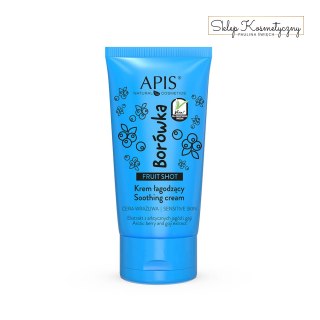 Apis fruit shot, borówkowy krem łagodzący do twarzy 50 ml