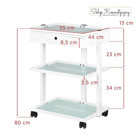 Stolik kosmetyczny typ 1040A Giovanni