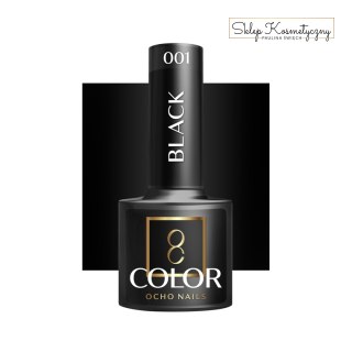 OCHO NAILS Lakier hybrydowy black 002 -5 g