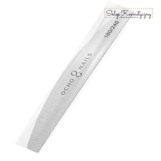 Ocho Nails pilnik półksiężyc slim 180/240 1 szt. safe pack