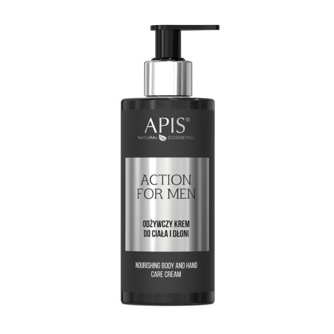 Apis action for men - odżywczy krem do ciała i dłoni 300 ml