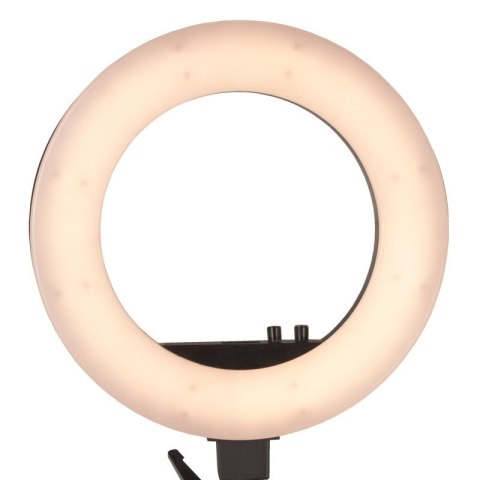 Lampa pierścieniowa Ring light 18' 48W led czarna + statyw