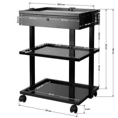 Asystor do tatuażu Pro Ink 1040A czarny