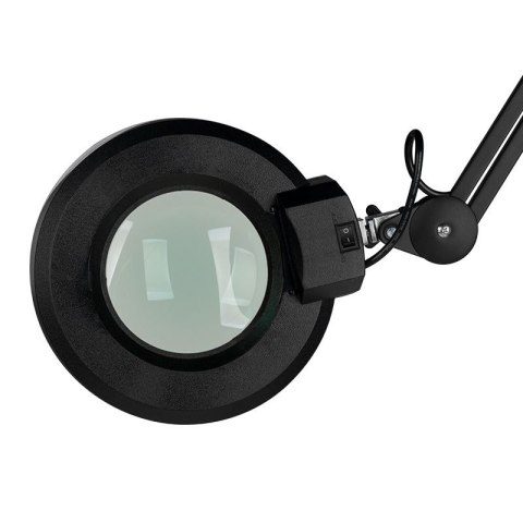 Lampa lupa S4 + statyw czarna