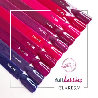 CLARESA Lakier hybrydowy PURPLE 631 -5g