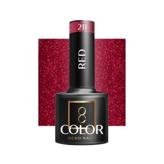 OCHO NAILS Lakier hybrydowy red 211 -5 g