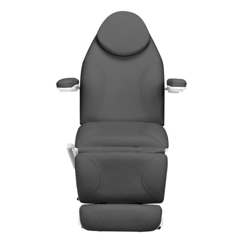 Fotel kosmetyczny elektryczny Sillon Basic 3 siln. obrotowy szary