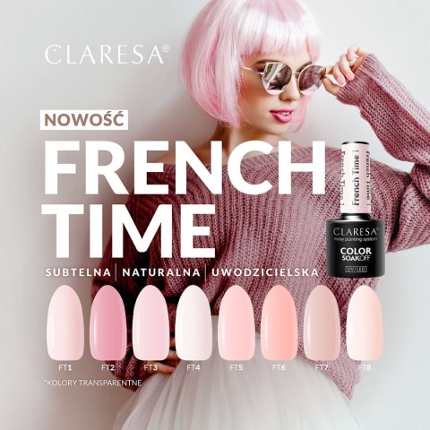 CLARESA Lakier hybrydowy French Time 1 -5g