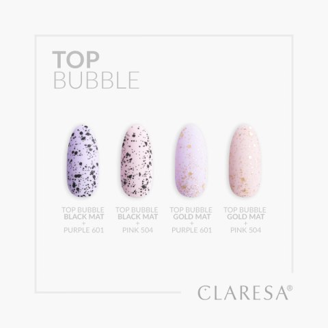 Claresa Top Bubble gold Matt No wipe -5g