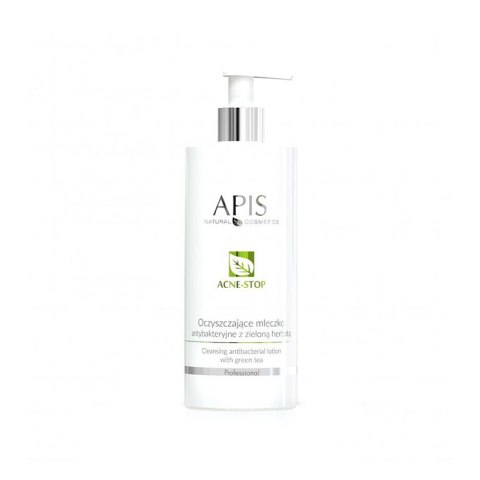 Apis acne-stop oczyszczające mleczko antybakt. z zieloną herbatą 500 ml