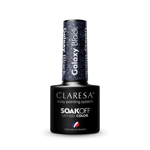 CLARESA Lakier hybrydowy Galaxy Black 5g