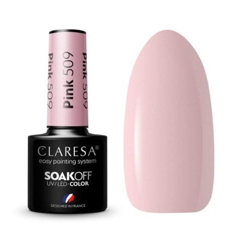 CLARESA Lakier hybrydowy PINK 509 -5g