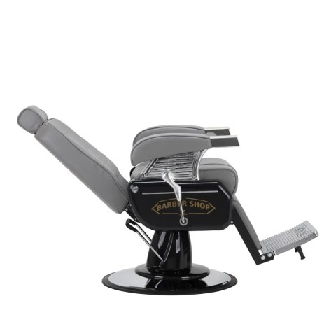 Fotel barberski MT-91021G Szary